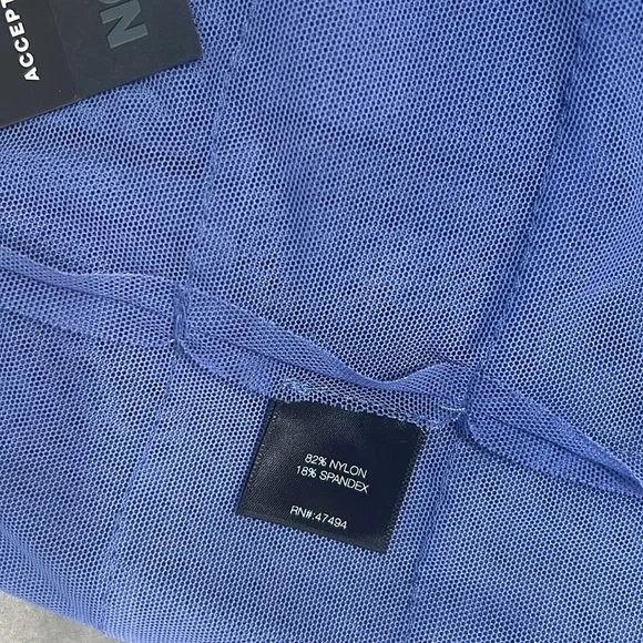 Norma Kamali Ruffle Skort in Blue - Picture 7 of 10